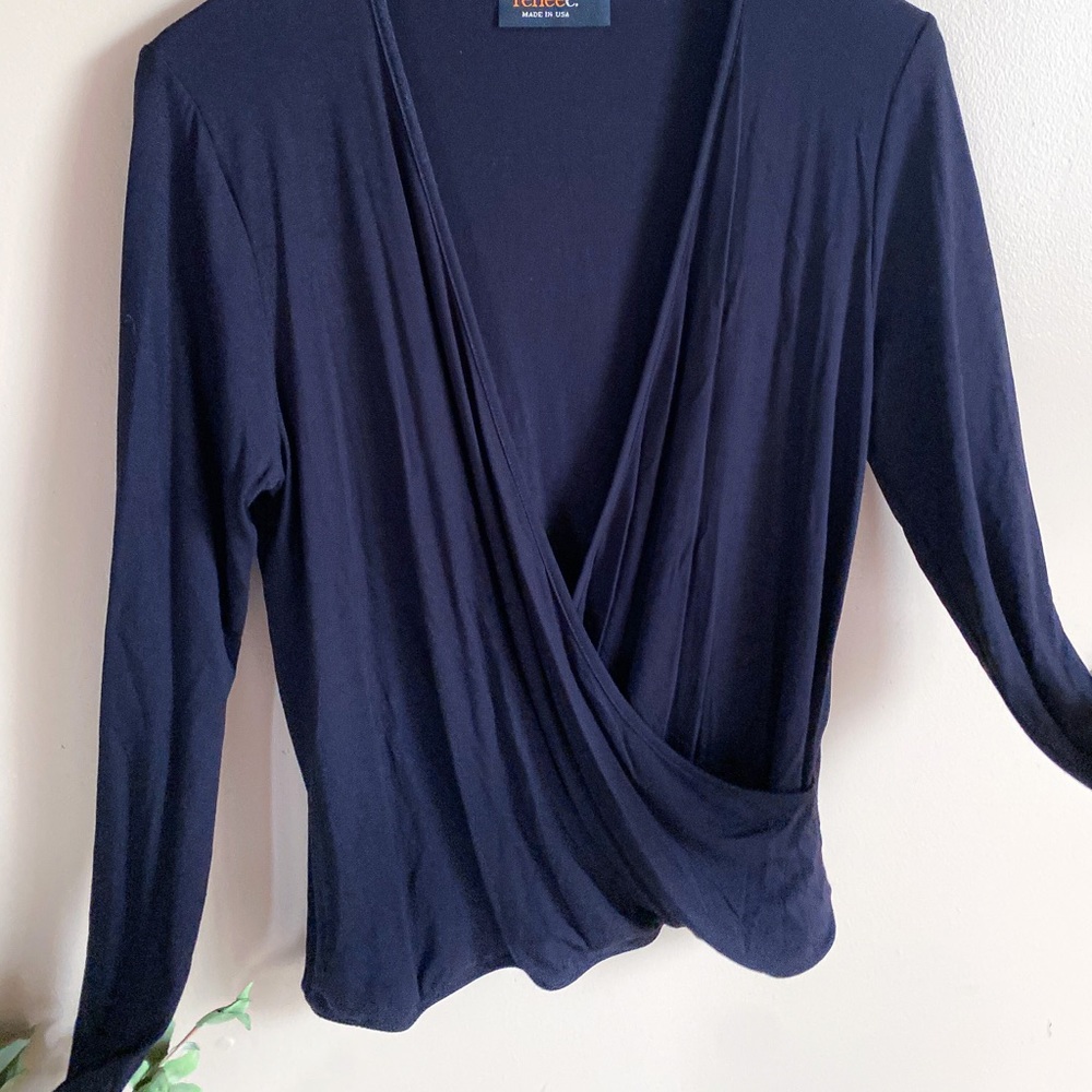 Bamboo Wrap Top - Picture 3 of 5